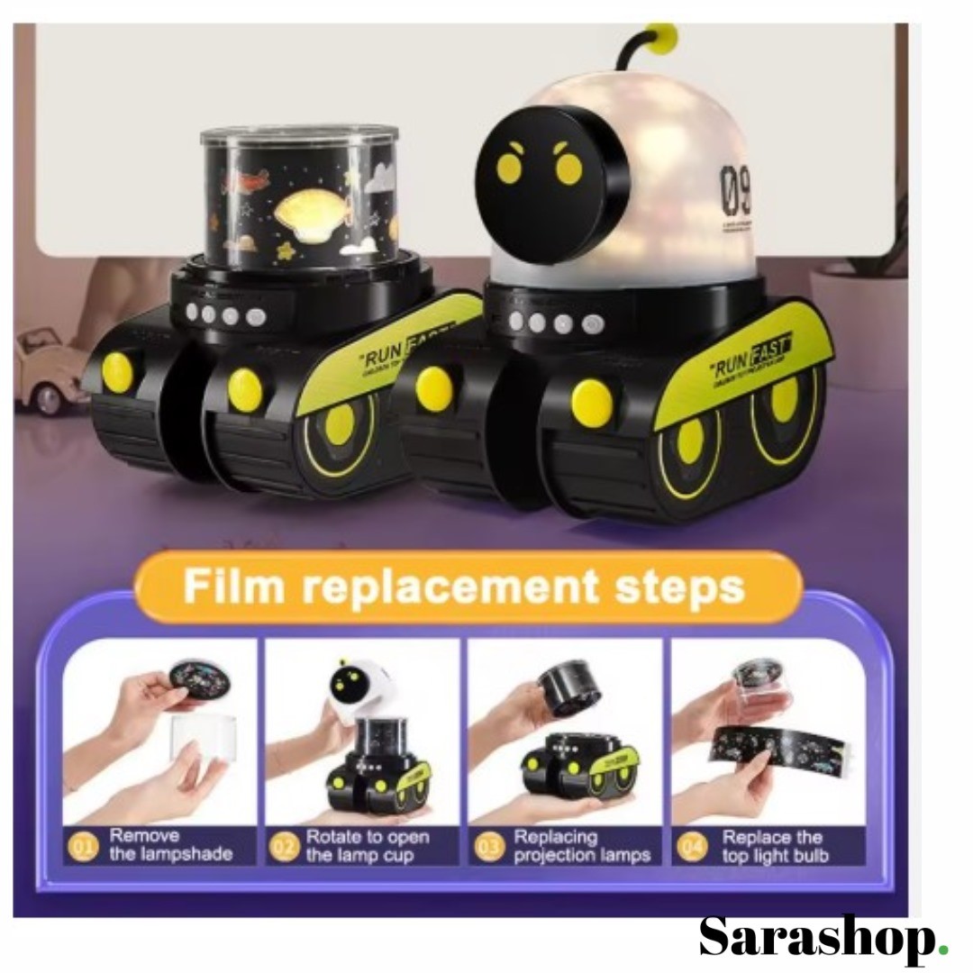 RoboStar Night Light – robot projecteur ciel étoilé