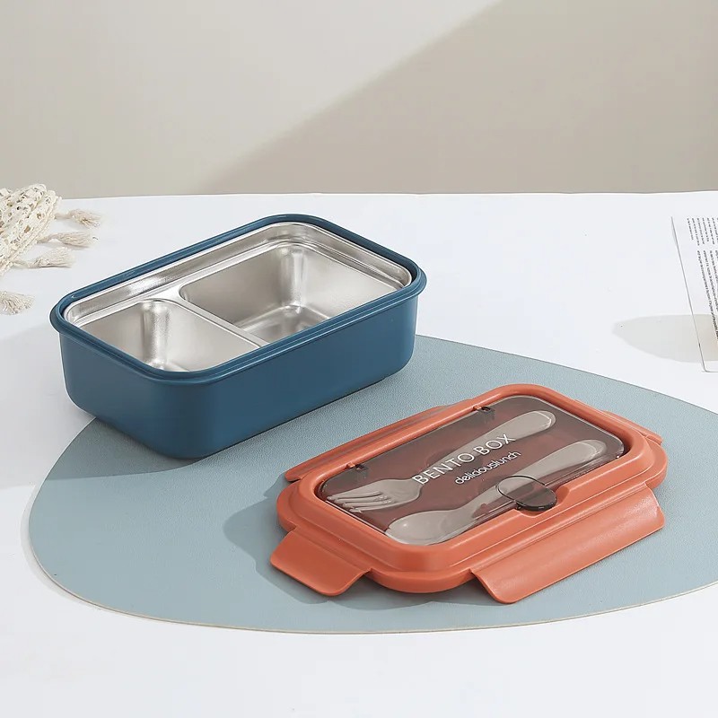 Lunch Box Compartimentée Inox – 800 ml