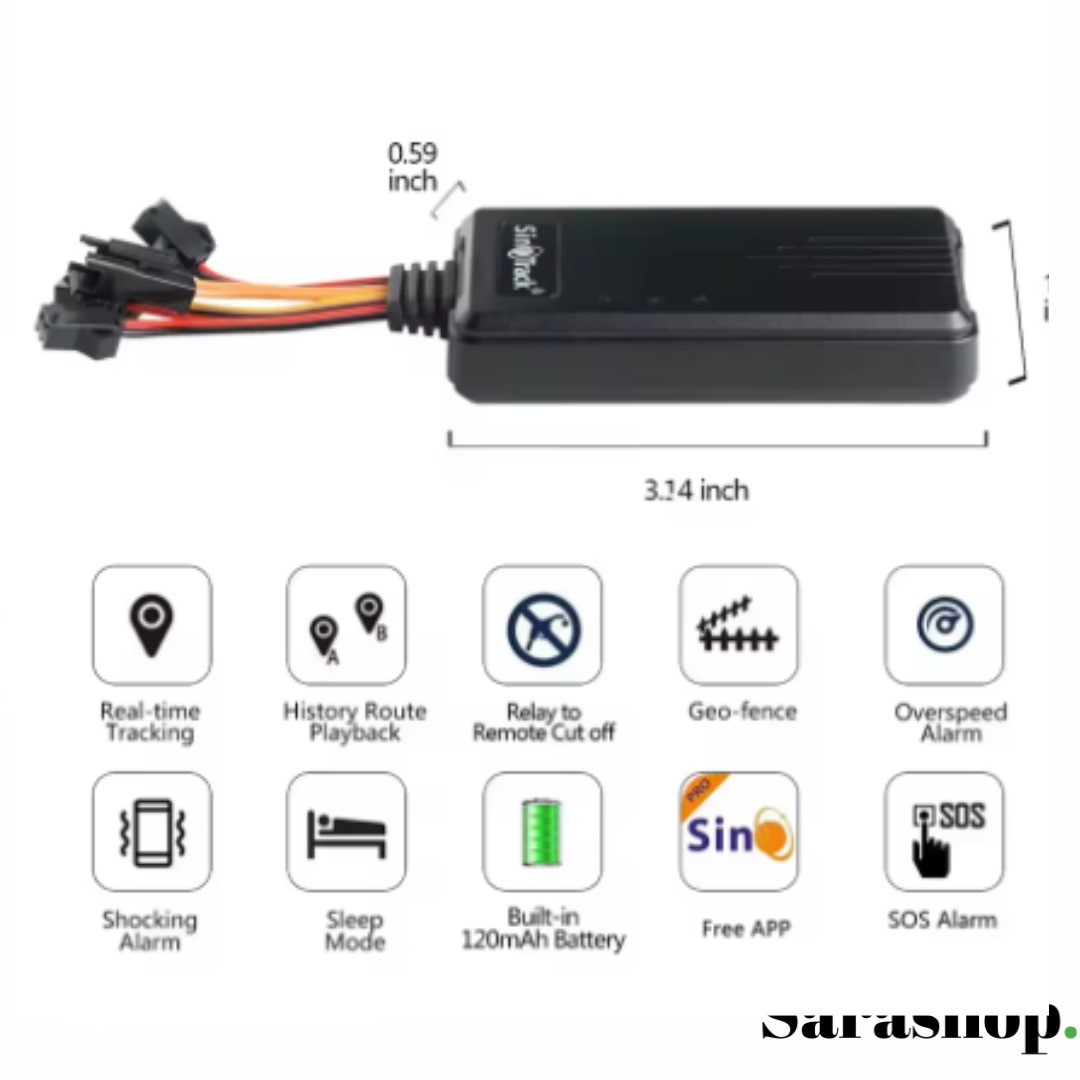 GPS  tracker pour moto, voitures et camions avec coupe-moteur