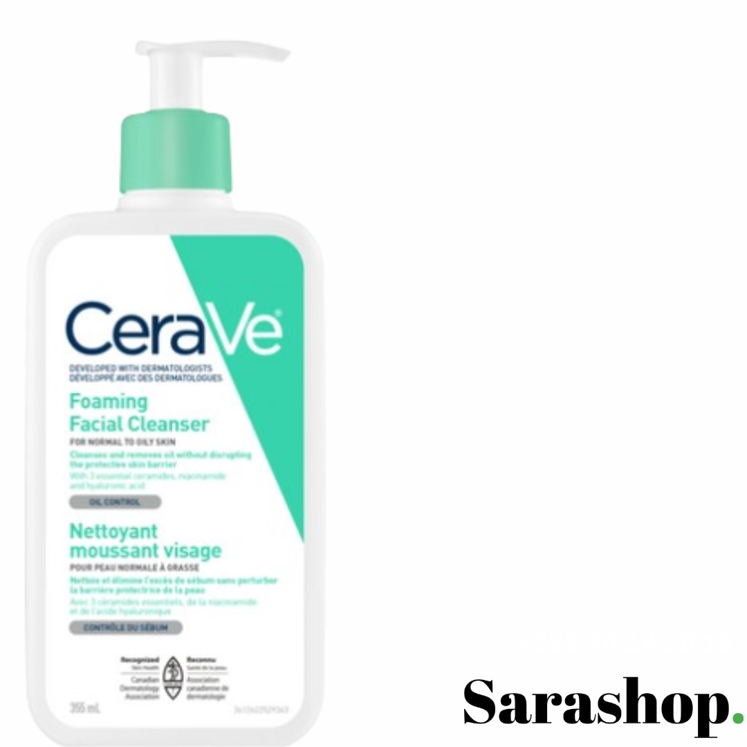 CeraVe Nettoyant Moussant Visage