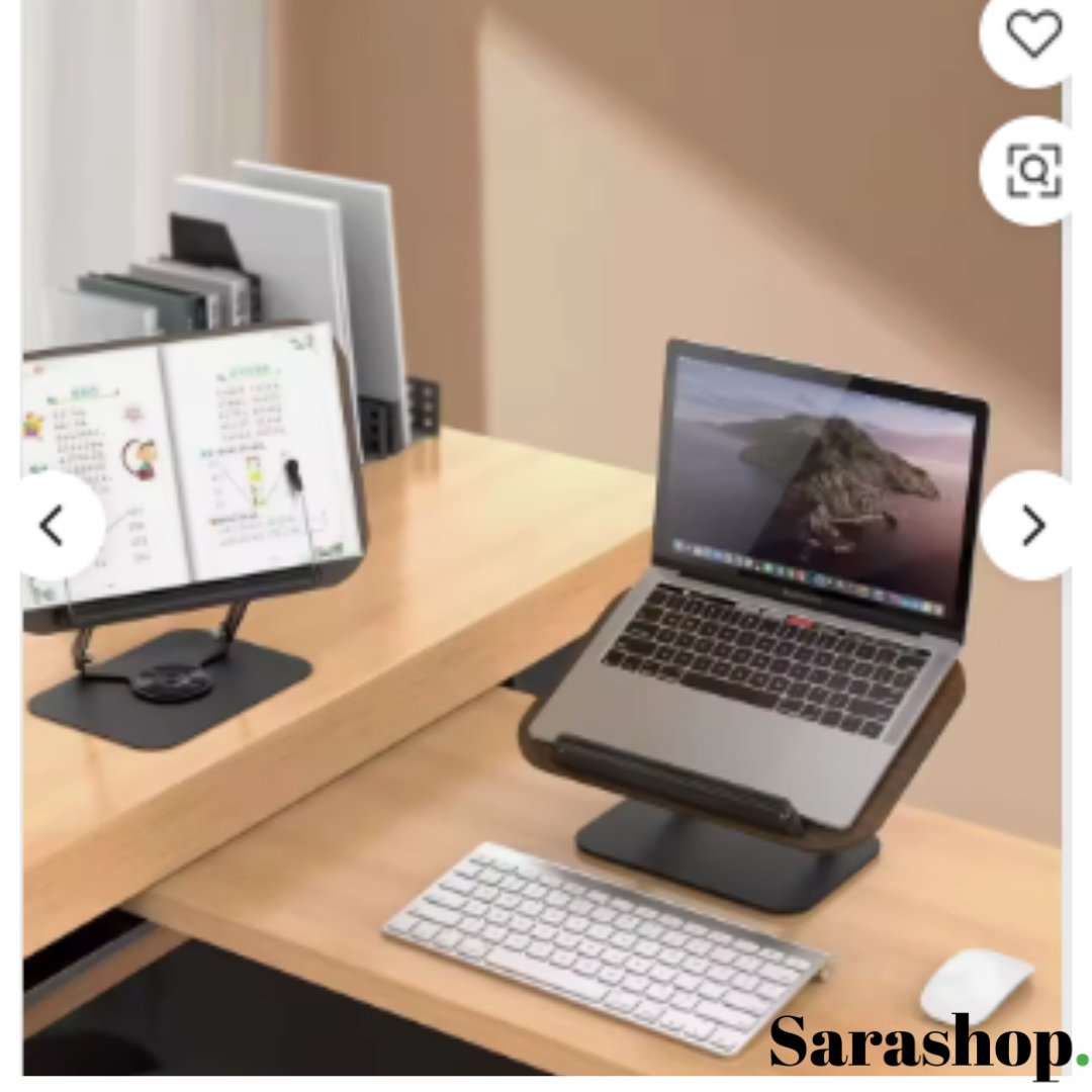 Support de Livre Rotatif 360° – le confort de lecture au bureau, à la maison ou en cuisine.