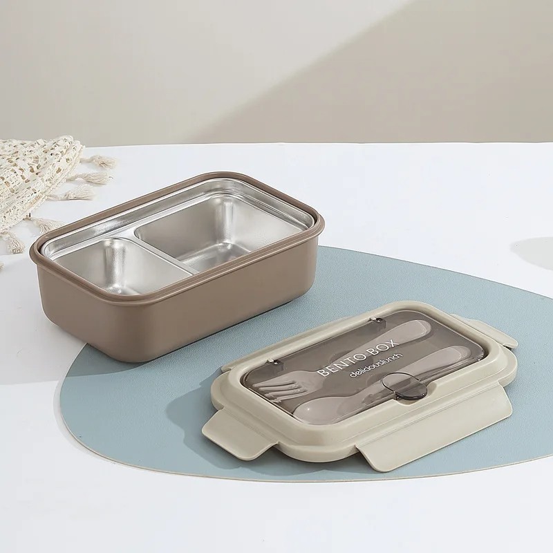 Lunch Box Compartimentée Inox – 800 ml