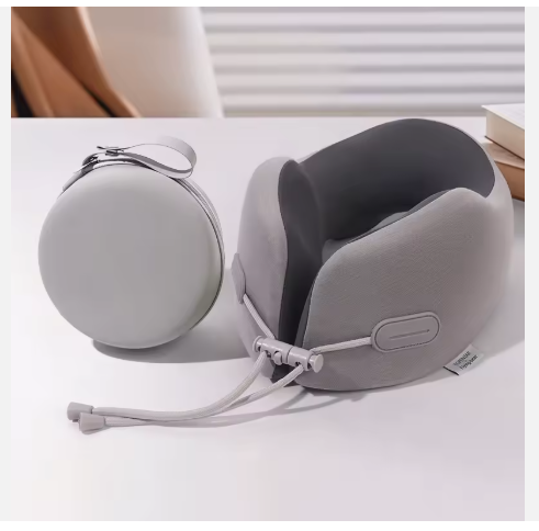 oreiller de voyage à capuche mémoire de forme