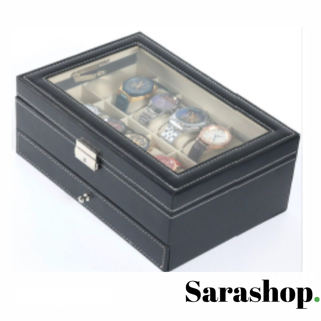 Boîte à Bijoux & Montres avec Tiroir