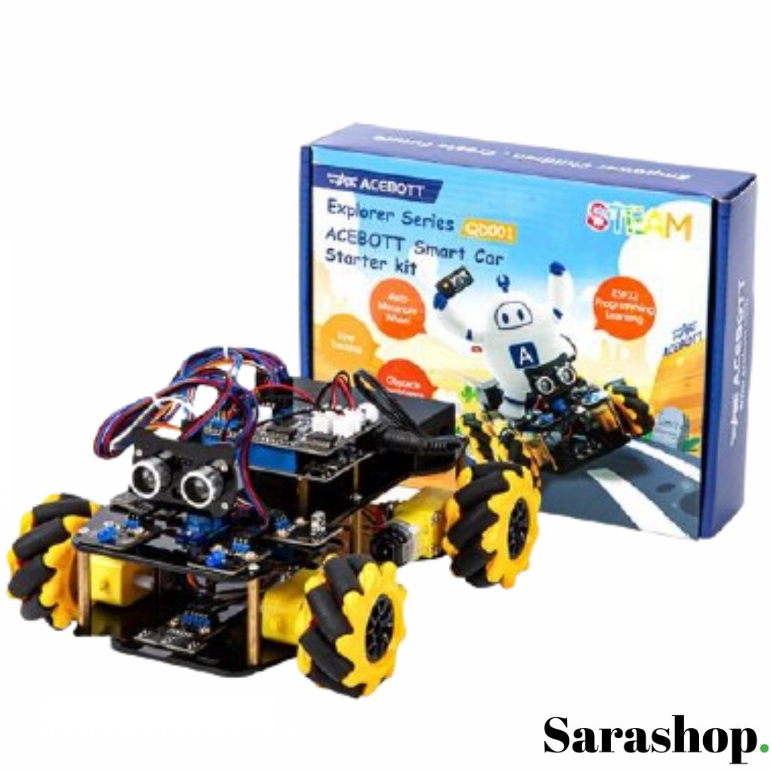 Kit de Robotique Éducatif ACEBOTT – Voiture Robot Programmable avec Codage Python