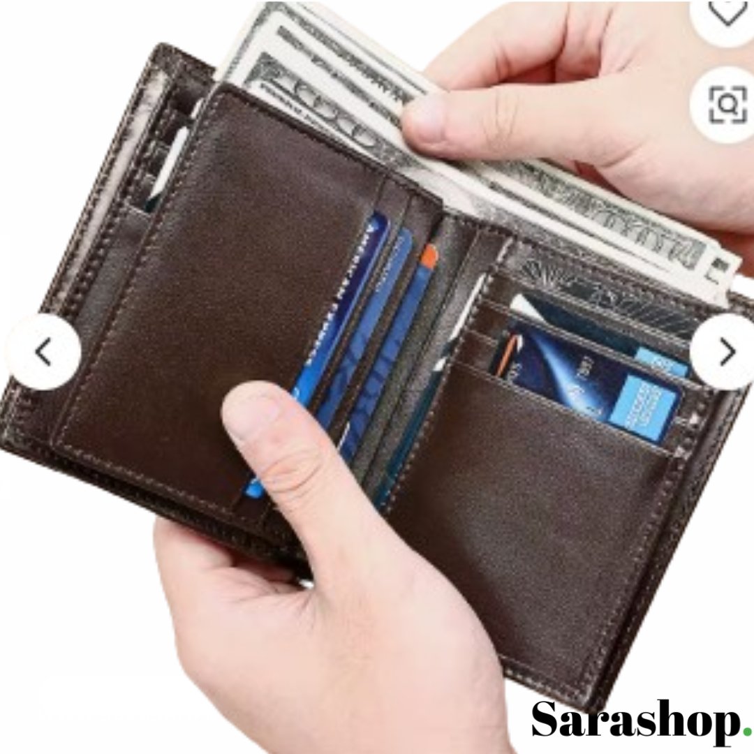 Portefeuille Business Bifold – l’élégance compacte pour garder vos essentiels bien organisés.
