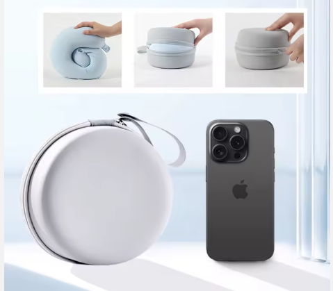 oreiller de voyage à capuche mémoire de forme