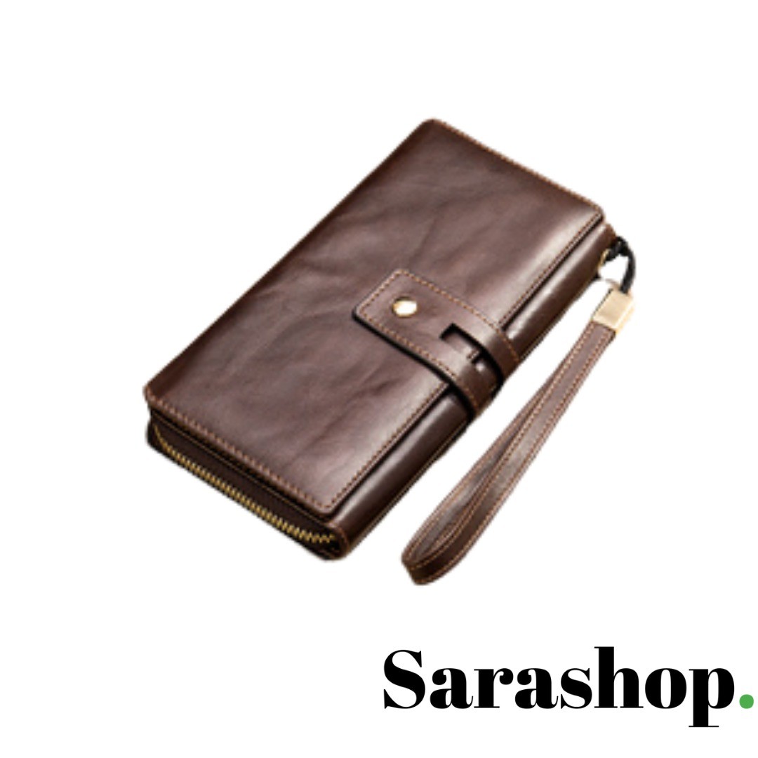 Portefeuille en cuir Le parisien