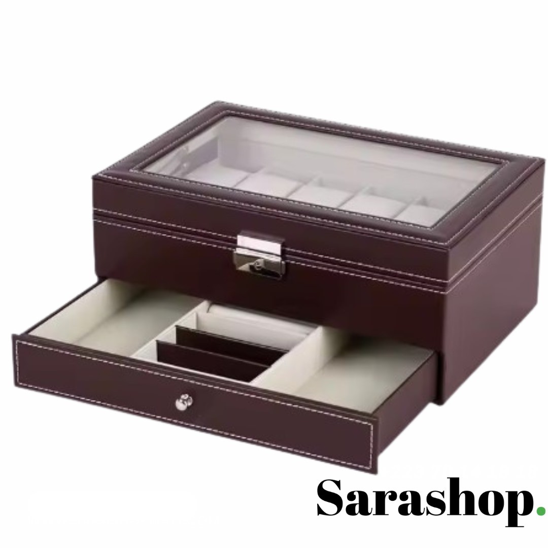 Boîte à Bijoux & Montres avec Tiroir