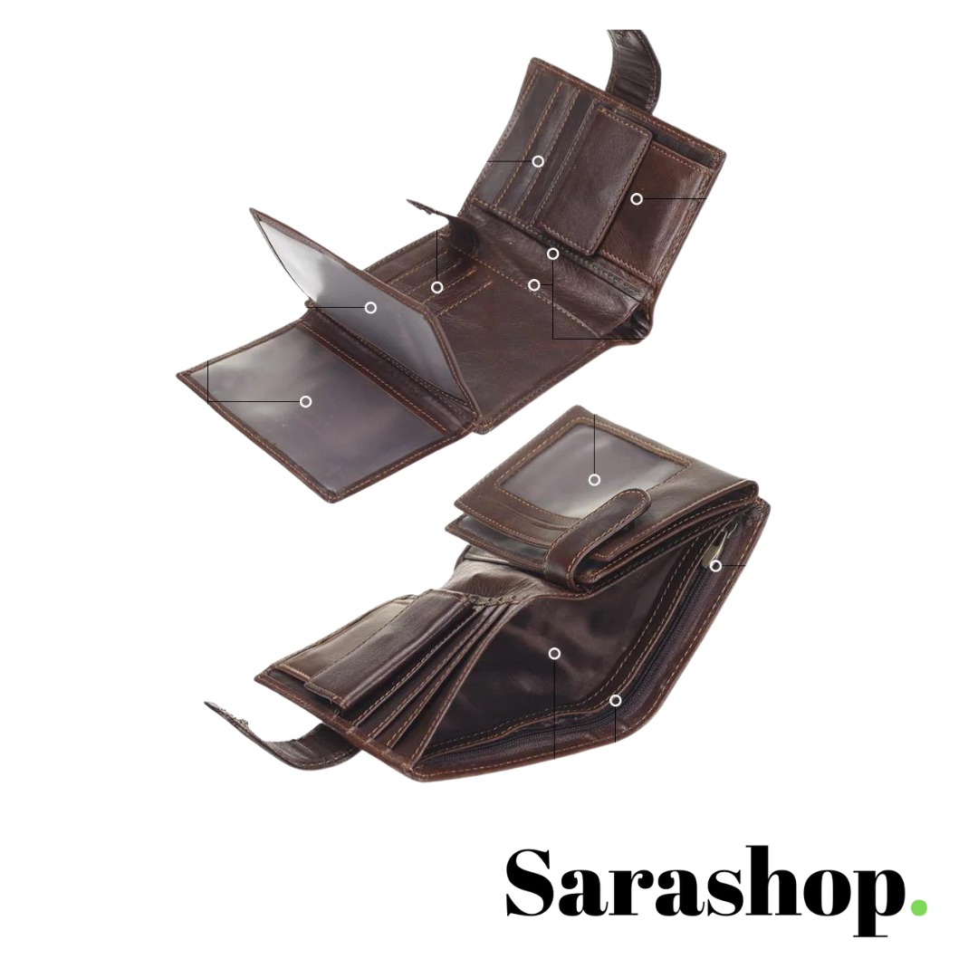 Portefeuille en cuir