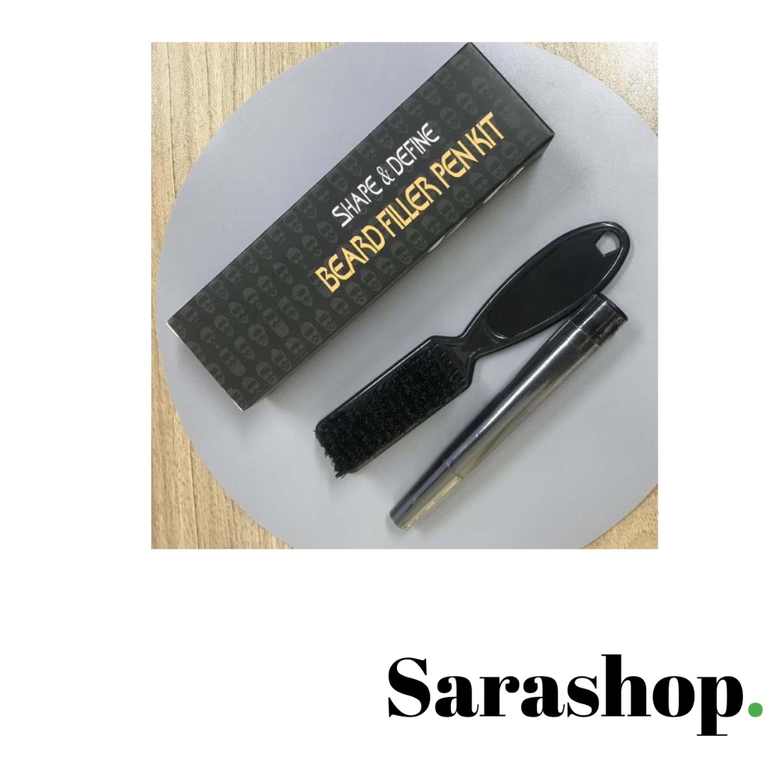 Kit de remplissage de barbe - pinceau + brosse