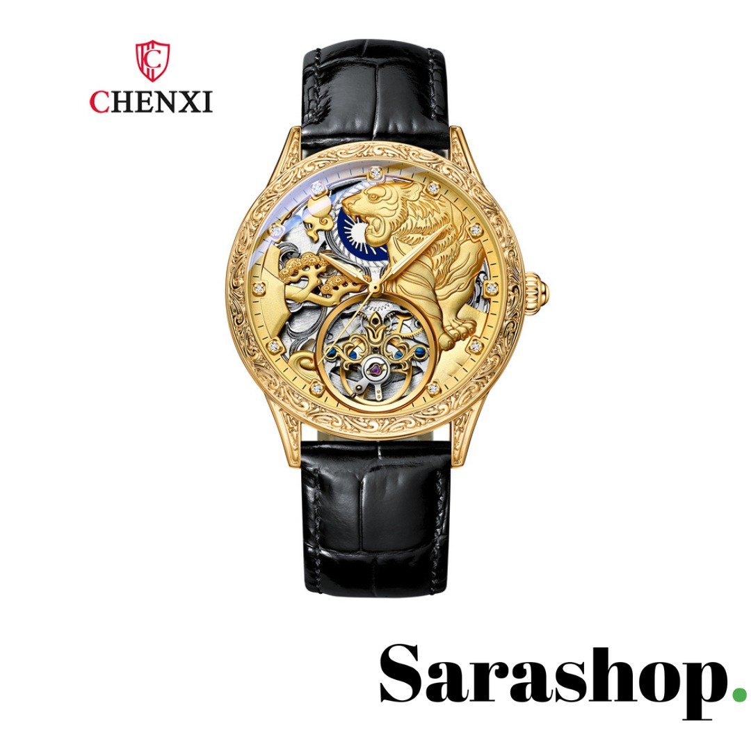 Montre de luxe mécanique Lion heart