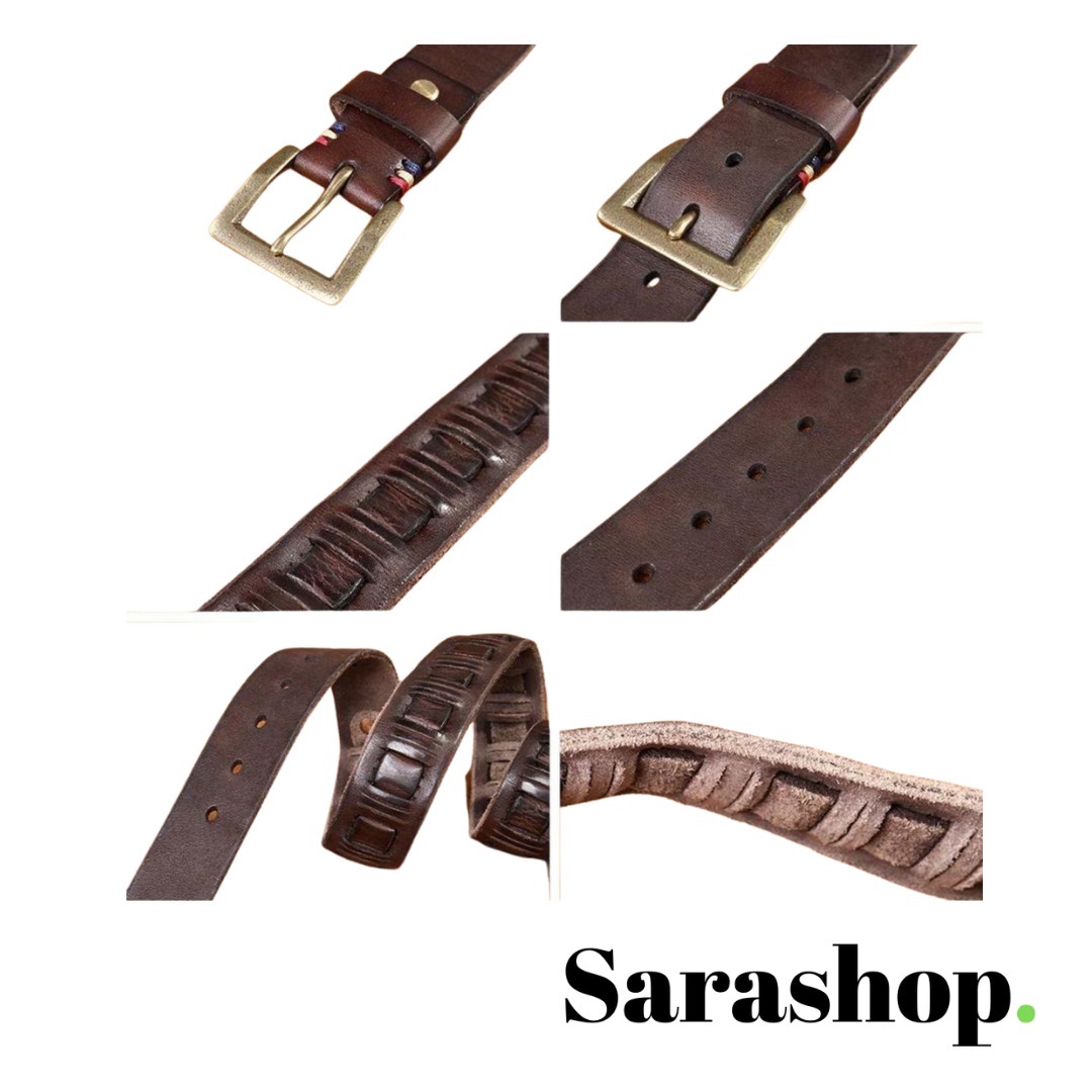 Ceinture en cuir vintage