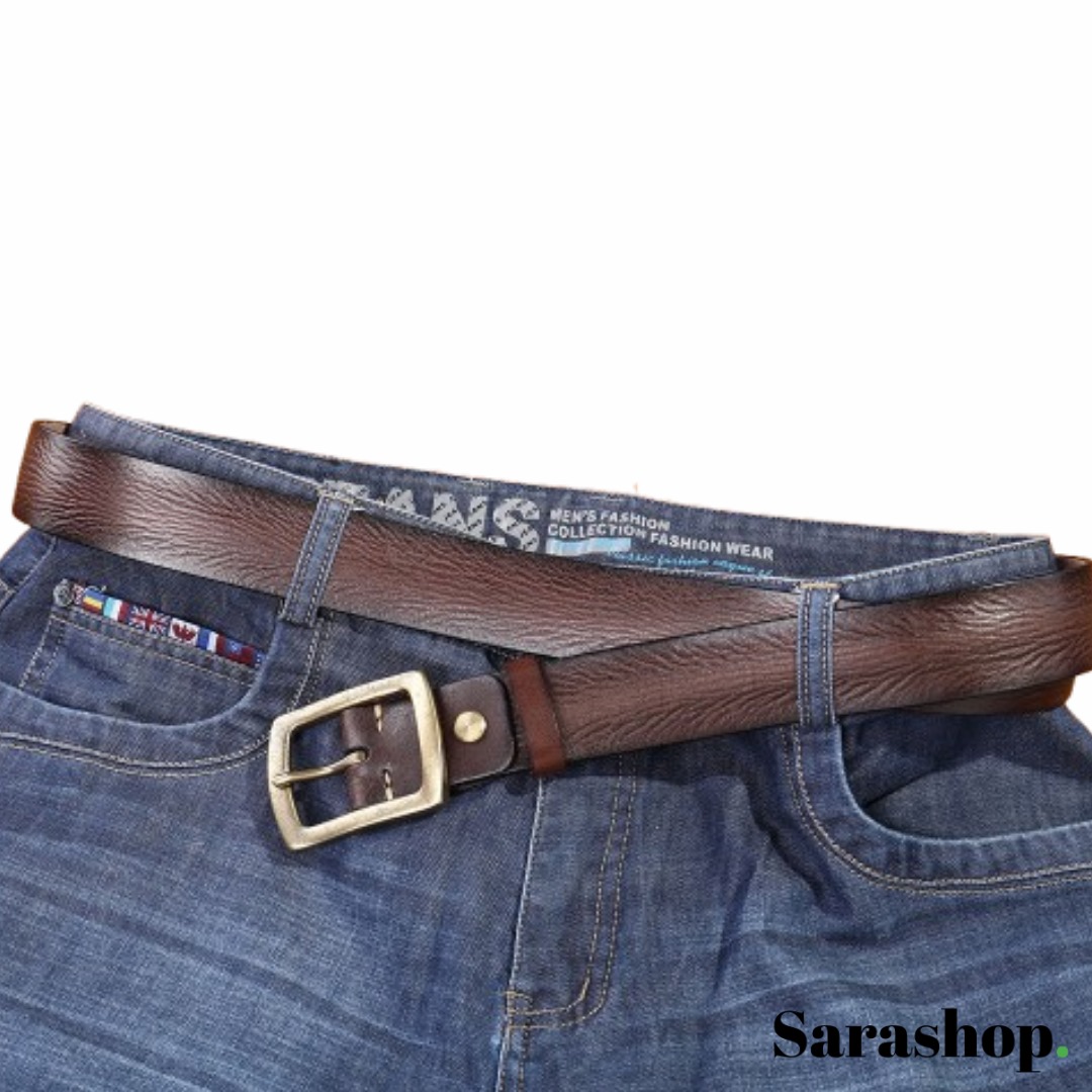 Ceinture en cuire Sahara Doré