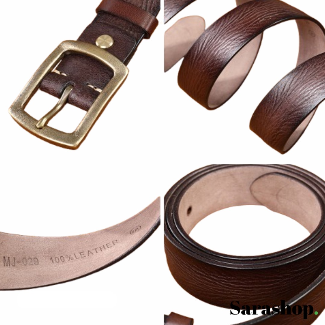 Ceinture en cuire Sahara Doré