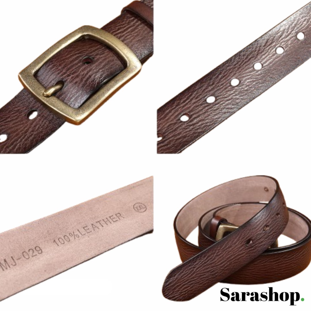 Ceinture en cuire Sahara Doré