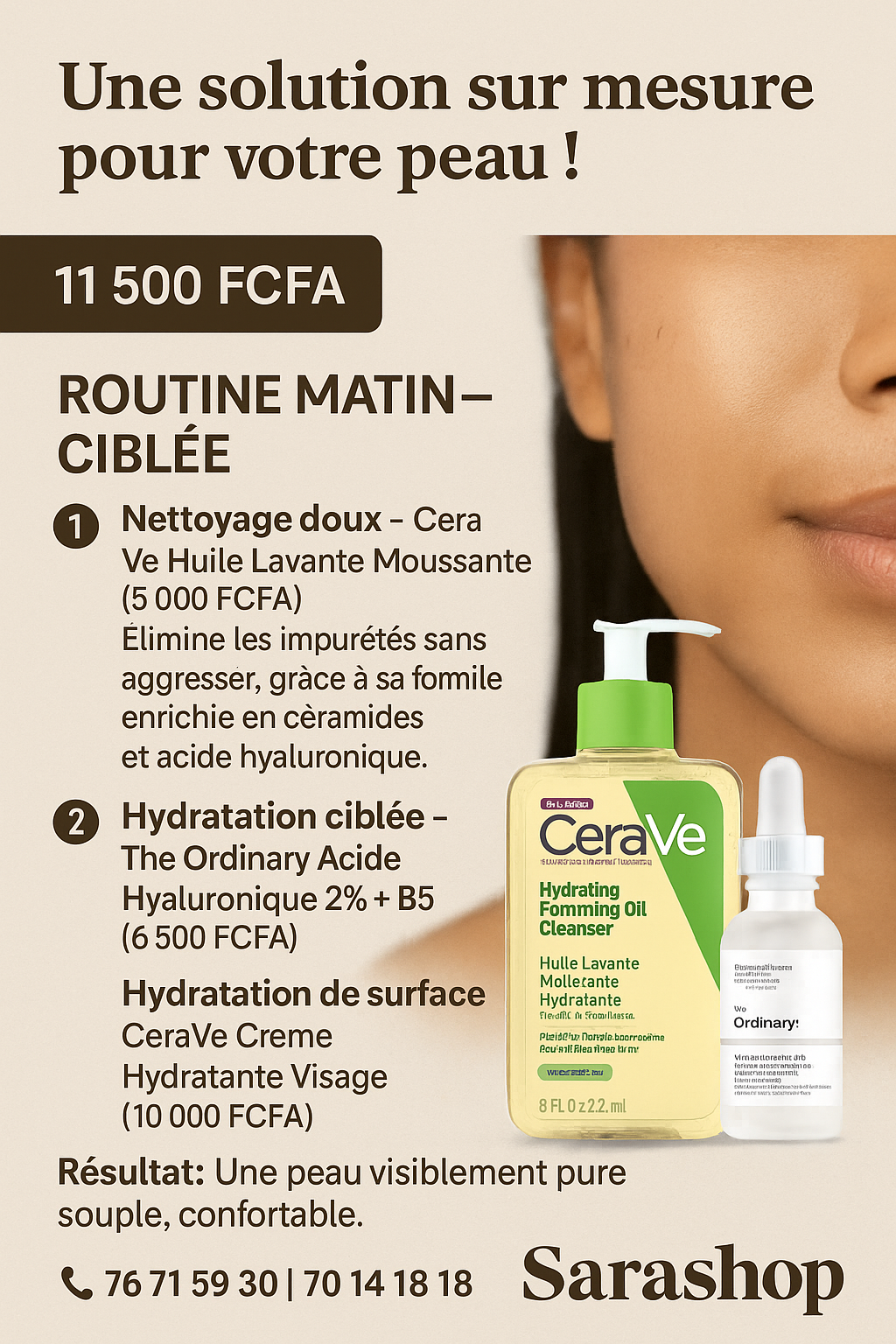 Douceur Matinale – Soin pour Peaux Normales à Sèches