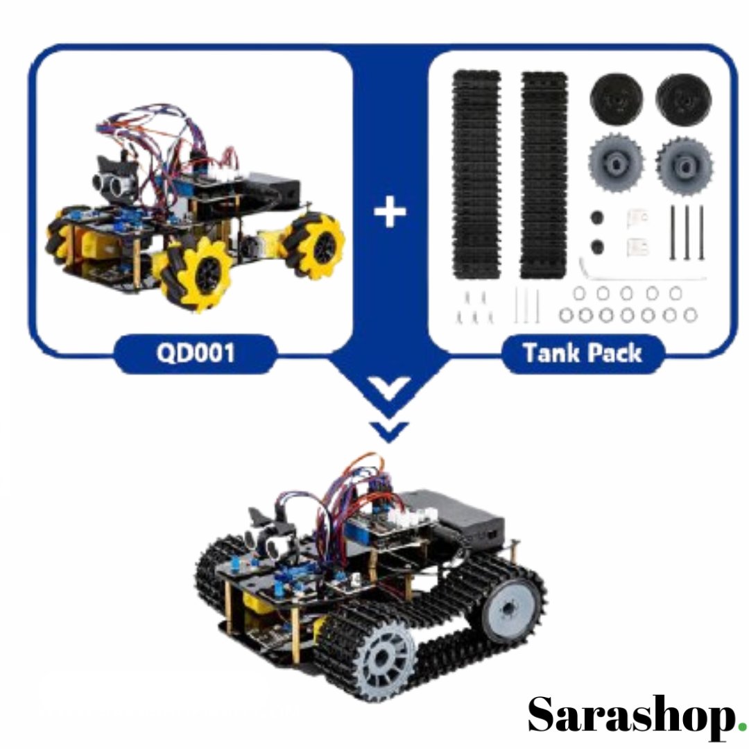 Kit de Robotique Éducatif ACEBOTT – Voiture Robot Programmable avec Codage