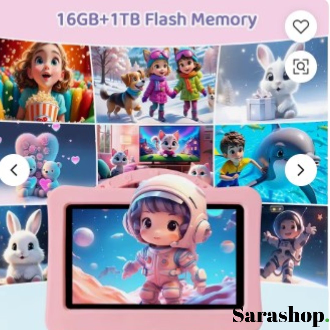 Tablette Enfant 7 pouces Android – apprendre, regarder et jouer en toute simplicité.
