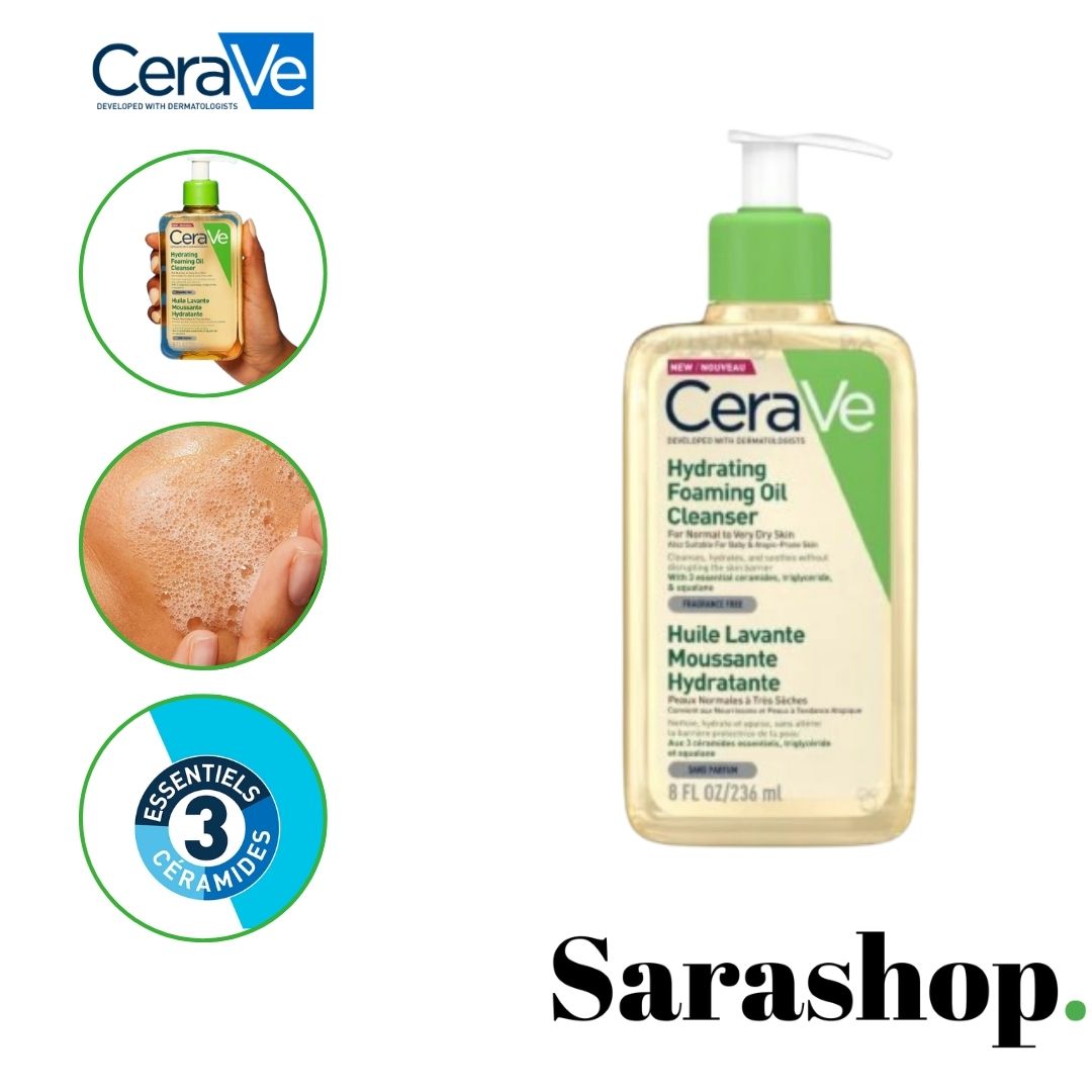 CeraVe Huile Lavante Moussante Hydratante 236 ml
