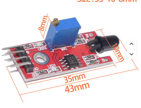 Module capteur de flamme